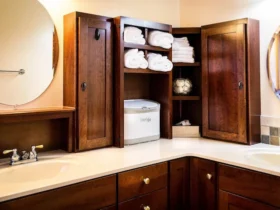 Bathroom Closet Organization